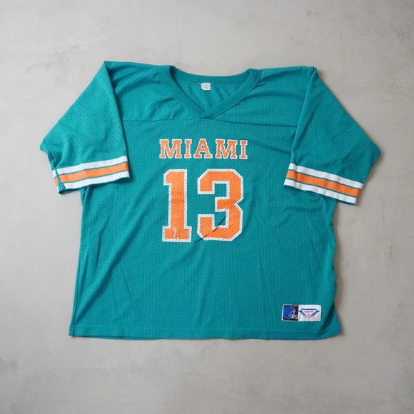 Esprit by Campus Other - Vintage Miami 13 Mesh Jersey 2X Mens 90s Teal Football Gameday Esprit by Campus